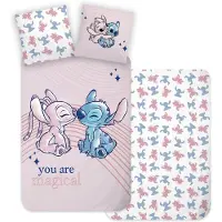 BrandMac Ropa De Cama Para Cuna Stitch &amp; Angel 100 X 140 Cm (1029379)