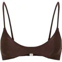LASCANA Top de bikini marrón oscuro