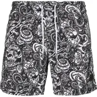 Urban Classics Bermudas negro / blanco