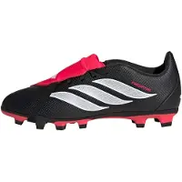 Adidas adidasBota de fútbol con lengüeta plegable PREDATOR CLUB césped natural seco / multisuperficie 33 1/2 Core Black / Cloud White / Lucid Red Niño
