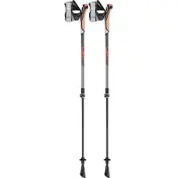 LEKI - Instructor Lite - Bastones para marcha nórdica size 100-125 cm, gris/rojo