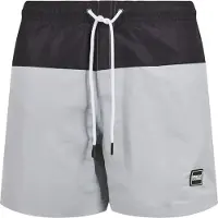 Urban Classics Bermudas gris claro / negro