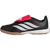 Adidas adidasZapatilla de fútbol con lengüeta plegable Predator League Indoor 36 Core Black / Cloud White / Lucid Red Niño