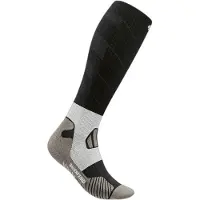 Bauerfeind Sports - Trail Run Compression Socks - Calcetines de running size 38-41 - Wade S, negro/gris
