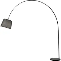 Perenz Arche: Lámpara de pie LED de metal, con forma curvada, 1xE27, máx. 60 W, altura 230 cm, cabezal ajustable 180°, color -