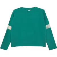 s.Oliver Sudadera verde / blanco