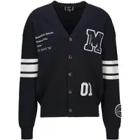 19V69 Italia Cárdigan 'Aldo College' navy / blanco