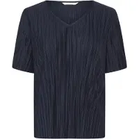 Cream Blusa 'Juniper' navy
