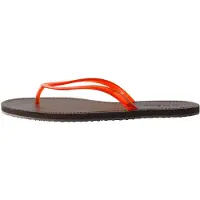 Next Sandalias de dedo rojo anaranjado