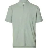 Selected Camiseta 'SLHFave' verde pastel