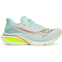 Saucony - Zapatillas de running - Endorphin Azura White/Splash para Mujer - Talla 38.5 - Azul