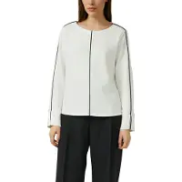 s.Oliver Sweatshirts Offwhite Talla: 38 | Manga Larga Outlet | Mujer | Blanco