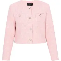 Faina Blazer rosa / blanco