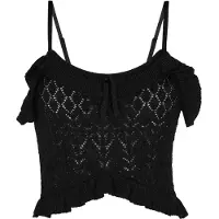 Faina Top de punto negro