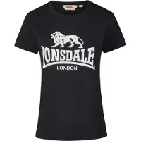 Lonsdale Camiseta ' COMBE ' negro / blanco