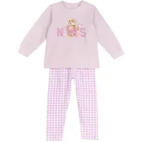 Chicco Pijama marrón claro / rosa / negro / blanco