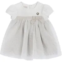 Chicco Vestido gris / blanco