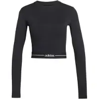Adidas Camiseta funcional 'HYPERGLAM' negro / blanco
