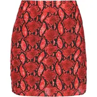 Faina Falda 'Festive' rojo / rojo claro / negro