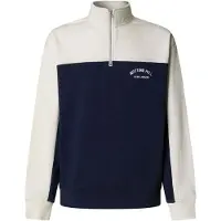 Pepe Jeans Sudadera 'Gaspar' azul / blanco