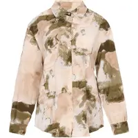 Usha Blusa beige / crema / oliva