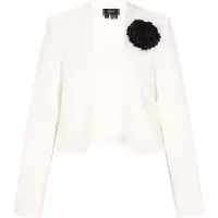 Faina Blazer negro / blanco natural