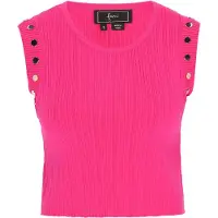 Faina Top 'Festive' oro / fucsia