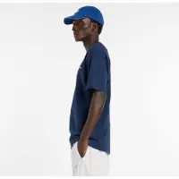 New Balance Camiseta 'Fountain' navy / azul claro / blanco