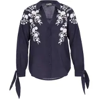 Dreimaster Blusa navy / blanco