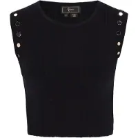 Faina Top 'Festive' negro
