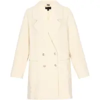 Dreimaster Klassik Abrigo de entretiempo turquesa / offwhite