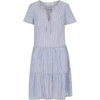 Bonprix Vestido añil / blanco