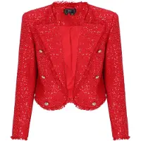 Faina Blazer rojo moteado