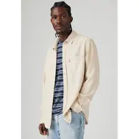 Levi's Sunset Pocket Standard Fit Cotton Linen Shirt Neutral Talla: XS | Manga Larga Outlet | Hombre | Blanco