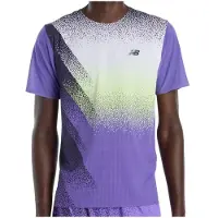 New Balance - Race Day Ultra Light Printed T-Shirt - Camiseta de running size XL, morado