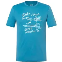 Super.natural - Cote D'Azur Tee - Camiseta de merino size XL, azul