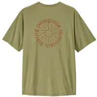 Patagonia - Cap Cool Daily Shirt Spoke Stencil - Camiseta funcional size M, oliva