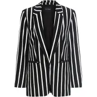 Bonprix Blazer negro / blanco