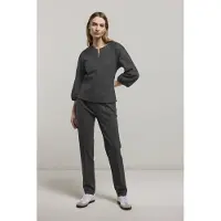 Summum Woman Trousers Punto Milano Mid Grey Talla: 40 | Pantalones Formales Outlet | Mujer | Gris