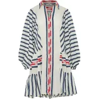 Devotion Twins Nifty Short Dress Jacquard Blue Navy Talla: S | Blusón Outlet | Mujer | Azul