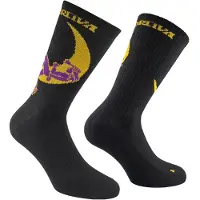 La Sportiva - Climbing On The Moon Socks - Calcetines multifuncionales size 44-46, negro