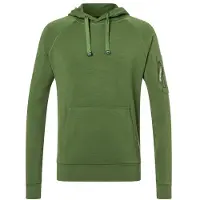 Super.natural - Favourite Pocket Hoodie - Sudadera de lana merina size 54 - XL, oliva