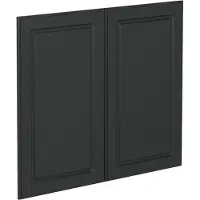 Vicco Frente de cocina R-Line Antracita casa de campo 79.2 x 71.3 cm frente de mueble para mueble bajo fregadero, Model 37191