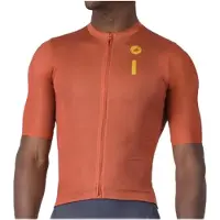 Castelli - Drittone Logo Jersey - Maillot de ciclismo size 3XL, rojo