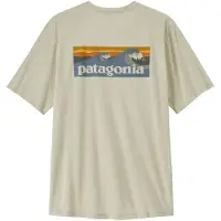 Patagonia - Cap Cool Daily Shirt Boardshort Logo - Camiseta funcional size XS, beige