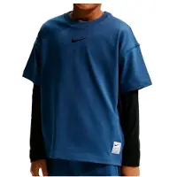 Nike - Kid's Pro Dri-FIT Short-Sleeve Training Top - Camiseta funcional size XL, azul