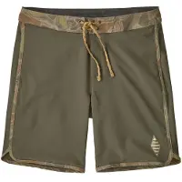 Patagonia - Hydropeak Side Shore Boardshorts 18'' - Shorts de surf size 32, oliva