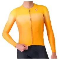 Castelli - UPF Long Sleeve Jersey - Maillot de ciclismo size S, naranja