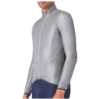 Castelli - Aria Shell 2 Jacket - Chaqueta de ciclismo size M, gris