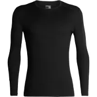 Icebreaker - 200 Oasis L/S Crewe - Ropa interior merino size 3XL, negro